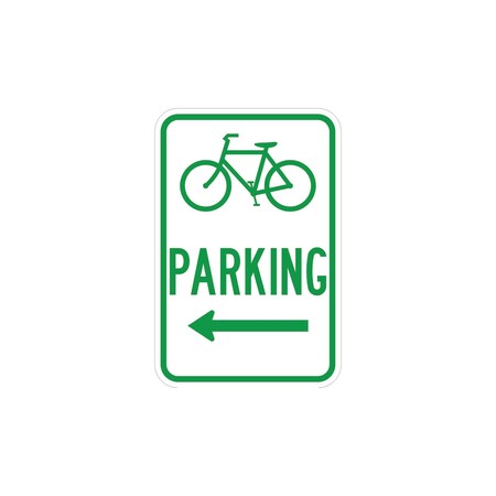Sign Solutions Usa 12 in W, 18 in H, Aluminum, White DUS08DWT1218D4-3L